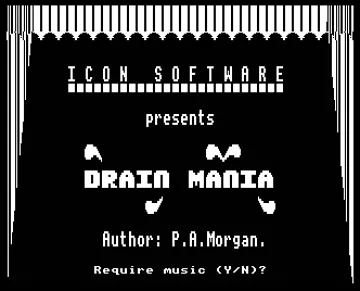 Drain Mania (198x)(Icon Software) screen shot title